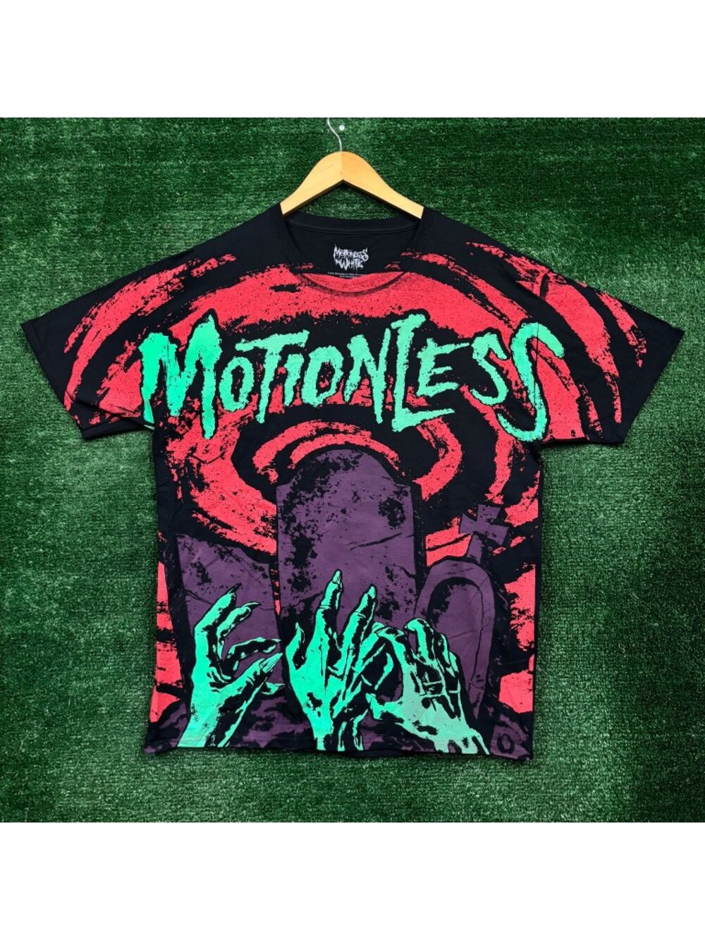 Motionless in White Creatures Album Meatalcore Band T-Shirt Size Large